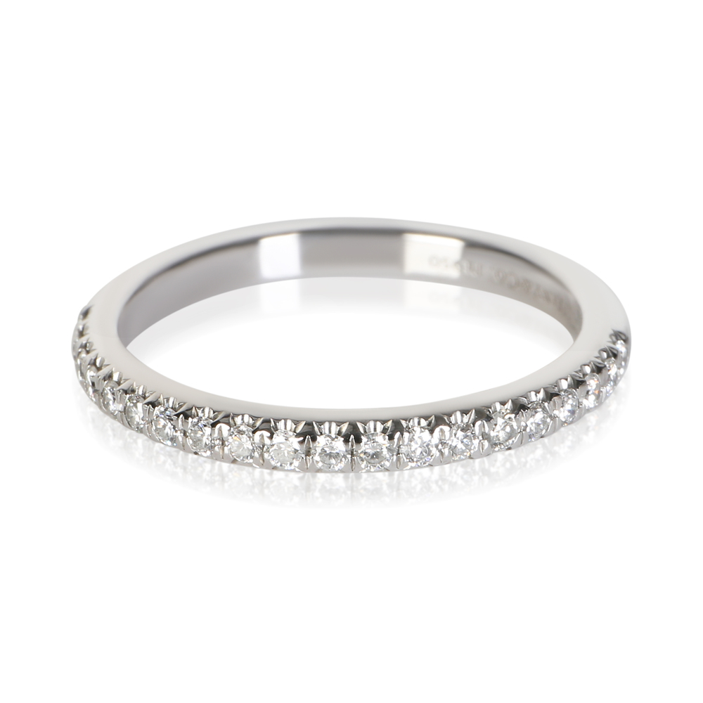 Tiffany & Co. Platinum Diamond Soleste Half Eternity Band